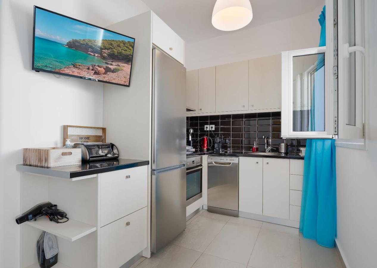 Anzuelo Apartments Megalochori  ภายนอก รูปภาพ