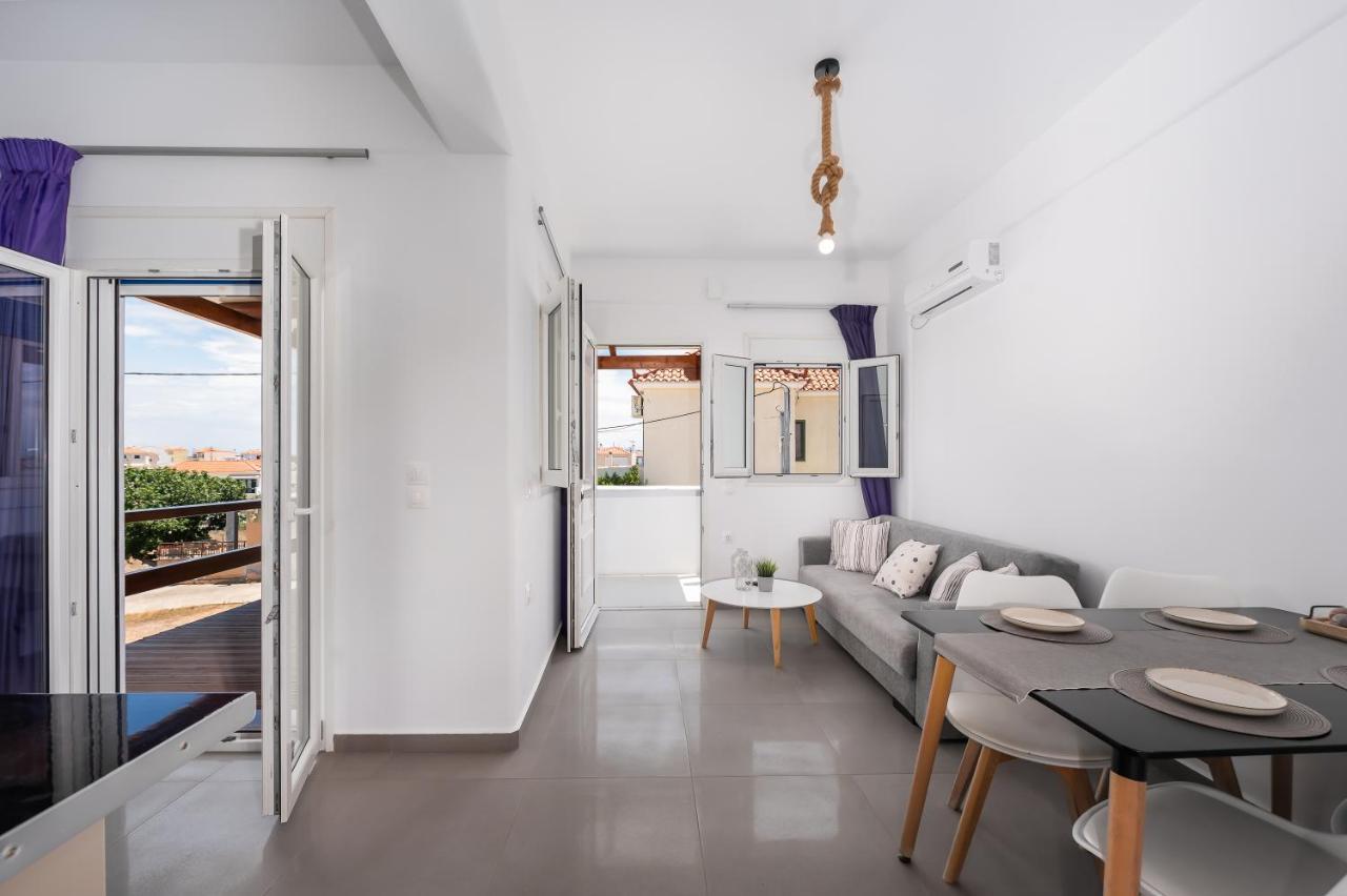 Anzuelo Apartments Megalochori  ภายนอก รูปภาพ
