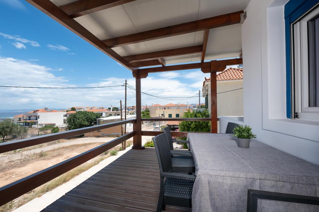 Anzuelo Apartments Megalochori  ภายนอก รูปภาพ