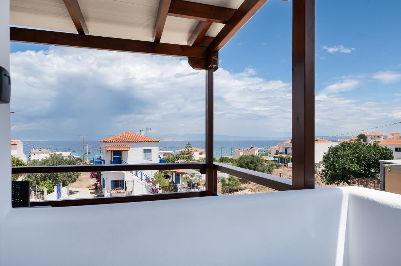 Anzuelo Apartments Megalochori  ภายนอก รูปภาพ