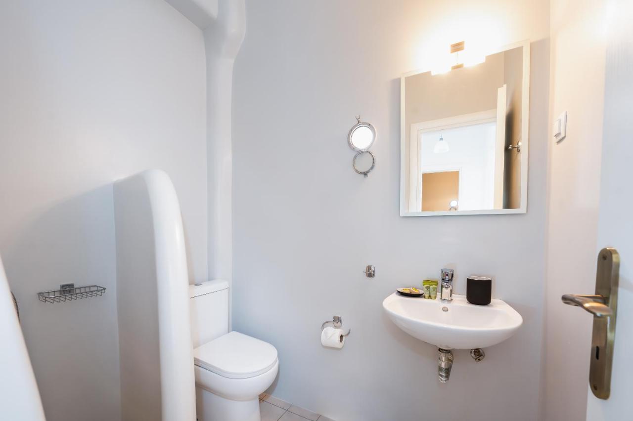 Anzuelo Apartments Megalochori  ภายนอก รูปภาพ