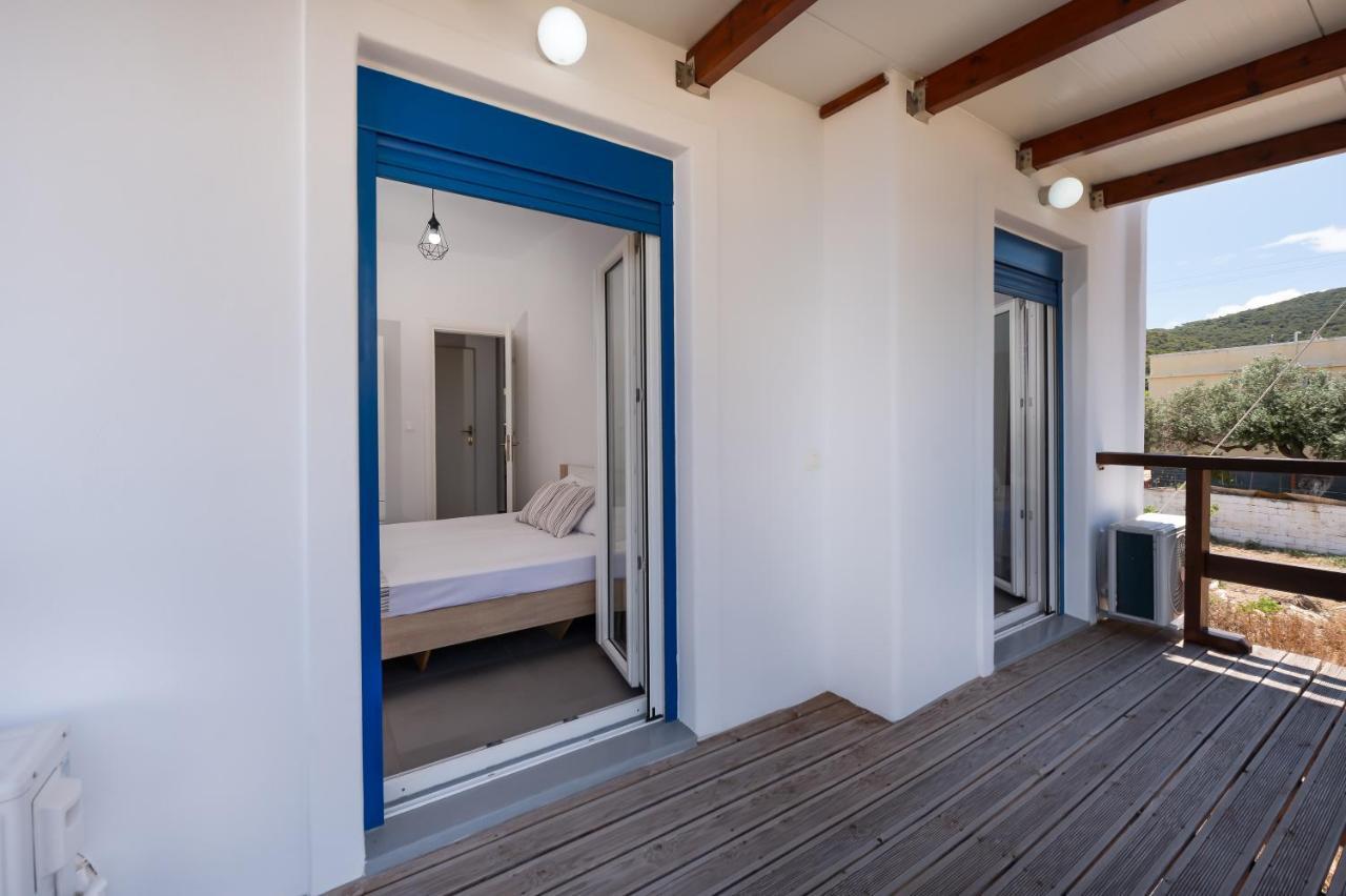 Anzuelo Apartments Megalochori  ภายนอก รูปภาพ