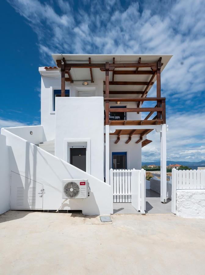 Anzuelo Apartments Megalochori  ภายนอก รูปภาพ